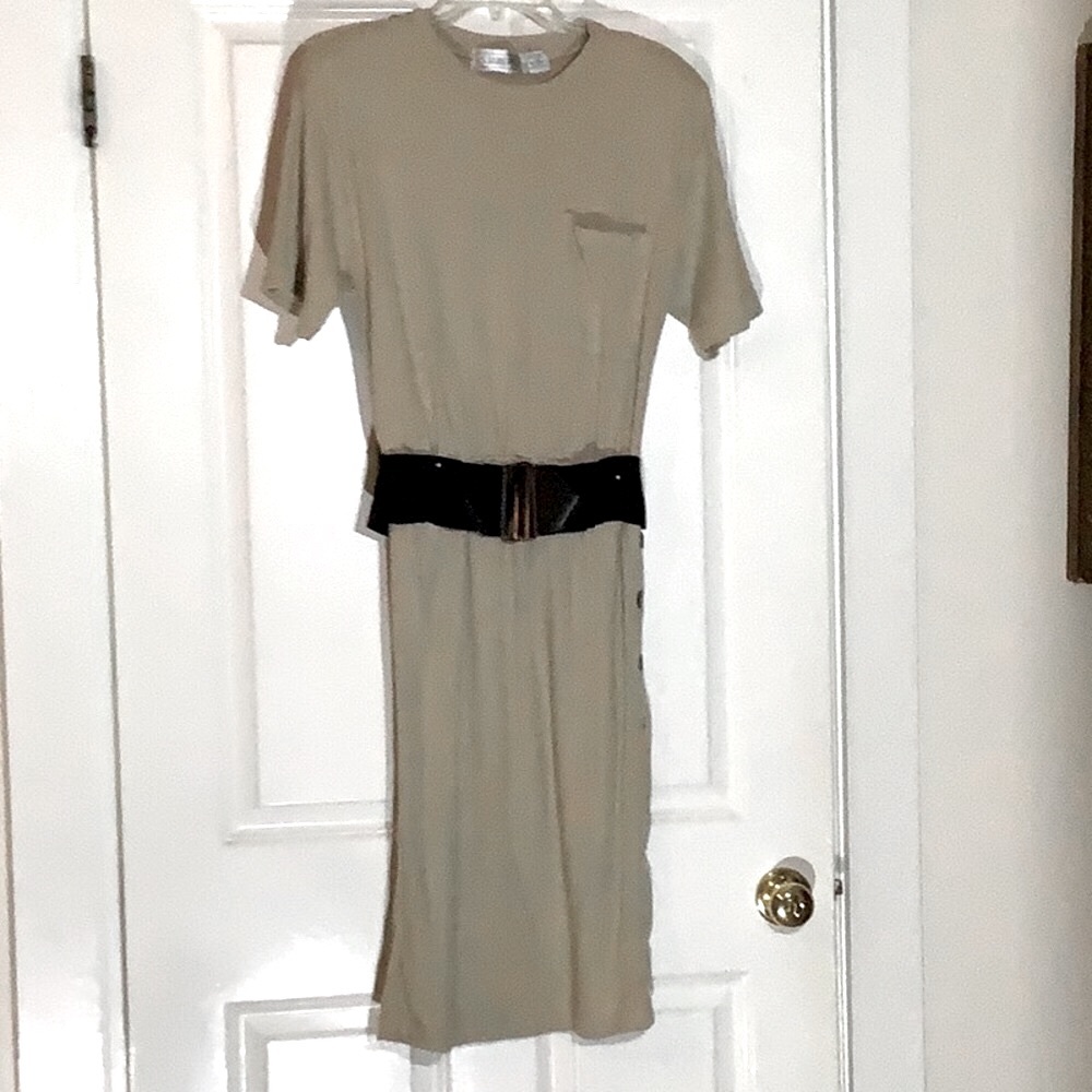 S. Roberts dress brown.